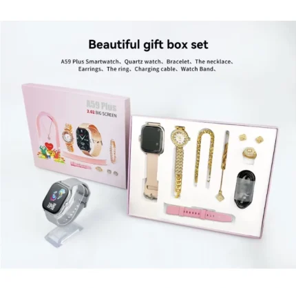 A59 plus Smart Watch Premium Combo - Image 3