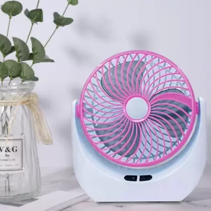 Joy-Super Mini Table Fan with LED Light JY