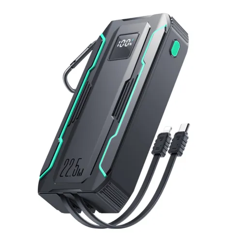 Joyroom JR-L018 22.5W 20000mAh Outdoor Power Bank With Lighting & Type-C Dual Cables